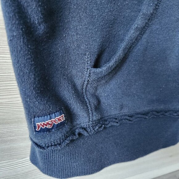 Jansport Vintage Sweatshirt Large Cowl Neck Blue FIU Panthers Florida University - Picture 4 of 11